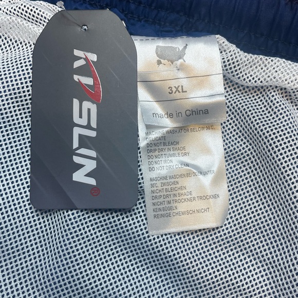 KPSUN - Men’s Swim Trunks - Navy - Big and Tall 3XL - NWT - Picture 3 of 3